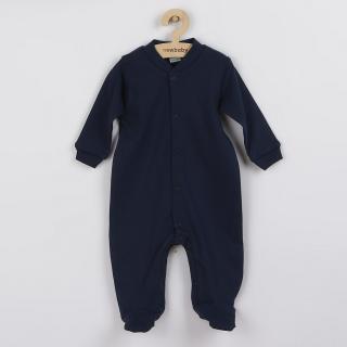NEW BABY Kojenecký overal New Baby Classic II tmavě modrý 100% Bavlna 80 (9-12m)