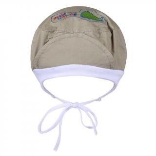 NEW BABY Letná detská čiapočka Little Whale zelená 100% bavlna 98 (2-3 r)