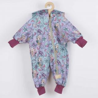NEW BABY Softshellový dojčenský overal Morské panny 98 Polyester/Polyamid 98 (2-3 r)