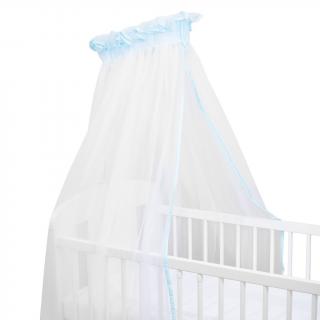 New Baby Univerzálne nebesá na postieľku - baldachýn modrá Polyester, 150/250 cm