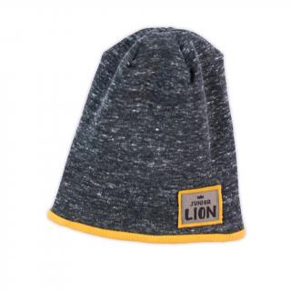 Nicol Dojčenská čiapočka Prince Lion melírovaná sivá Bavlna/Polyester/Elastan 68/74