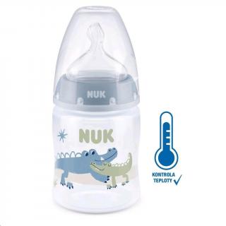 NUK Dojčenská fľaša First Choice Temperature Control blue Polypropylen 150 ml