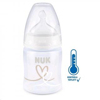 NUK Dojčenská fľaša First Choice Temperature Control white Polypropylen150 ml