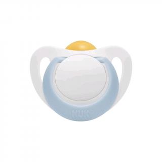 NUK Dojčenský latexový cumlík NUK Star 0-6 m modrý   0-6 m