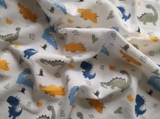 PREM Látková plienka Dinosaurus Bavlna, 70/70 cm