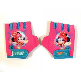 Prexim Cyklo rukavice na bicykel Minnie Mouse vel. 5, 3-9 let