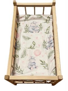 SDS Matrac do postieľky pre bábiky Hrošíky baby Bavlna, 50x28 cm