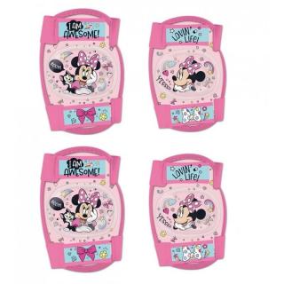 SEVEN Chrániče kolien a lakťov Minnie pink Polypropylen, polyester, nylon, 19 - 25 cm obvod lokte, 24 - 30 cm obvod v nataženém koleni