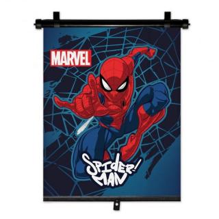 SEVEN Slnečná clona Roletka Spiderman  Plast, Polyester, 1 ks 44x35 cm