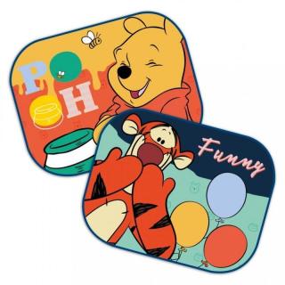 SEVEN Slnečné clony Macko Pu Funny  Polyester, 2ks 44x35 cm