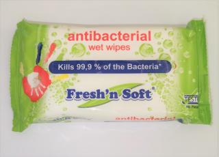 Antibakteriální ubrousky - zabíjí 99,9% bakterií! 15ks