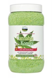 Herb Extract relaxační sůl do koupele s konopím 1200g VIVACO