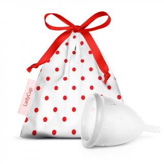 LadyCup menstruační kalíšek Transparentní velikost S