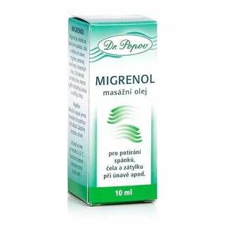 Migrenol, masážní olej, 10 ml, Dr. Popov