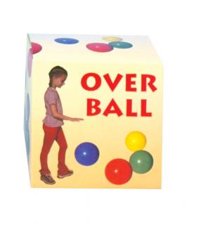 Rehabilitační míč Over Ball 26cm, Barva: červená