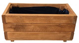 Drevený kvetináč 55 cm