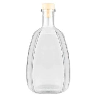 Sklenená fľaša Koniak 500 ml so zátkou