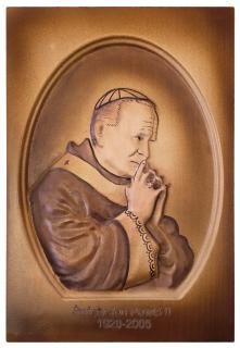 Vyrezávaný obraz sv. Jan Pavol II