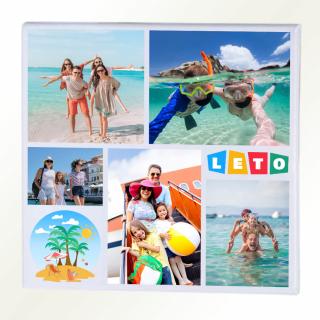 Fotka na plátne rámik KOLÁŽ LETO rôzne veľkosti Fotopošta Veľkosť obrazu: 40X30