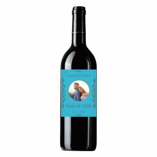 Víno s fotkou Svadobné vínko 2 - 0,75l štandard FOTOposta Víno výber: biele polosuché
