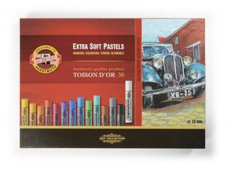 8555 Umelecké pastely EXTRA SOFT - TOISON D´OR, 36ks