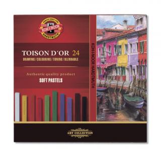 8584 Suché pastely 7x7, 24ks TOISON D'OR, SOFT