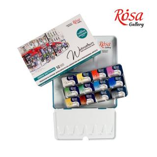 Akvarelové farby Rosa Gallery - sada Urban Sketching 12 x 2.5 ml (farby na akvarel)