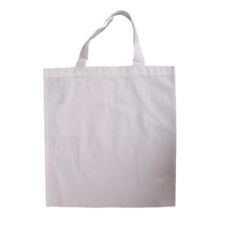 Bavlnená taška s krátkou ručkou biela 38 x 42 cm (nákupná taška Pentart)