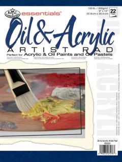 Blok papierov [olej/akryl] Royal &amp; Langnickel ARTIST PAD / 22 ks  (papiere na maľovanie Royal &amp; Langnickel)