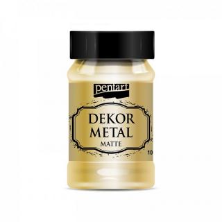 Dekoračná farba Pentart 100 ml metalická matná