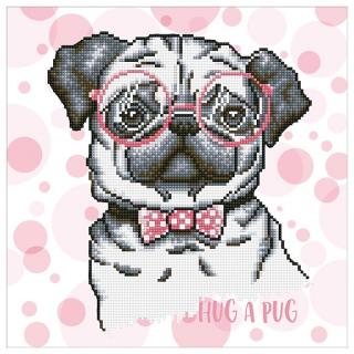 Diamantový obraz - Pug 35 x 35