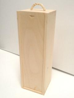 Drevená kazeta na víno  (drevené polotovary na dekupáž)