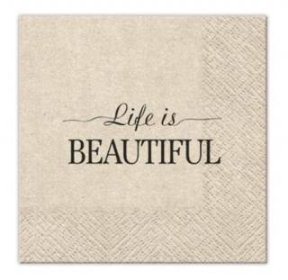 EKO Servítky na dekupáž Beautiful Life - 1 ks (servítky na dekupáž)