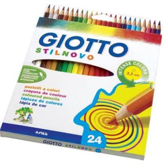 Farebné ceruzky GIOTTO - 24 farieb (farebné ceruzky GIOTTO STILNOVO)