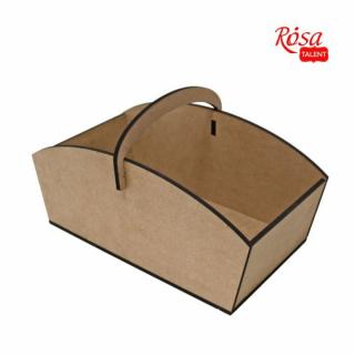 Košík s rukoväťou MDF 33.5х18х18.5 cm ROSA TALENT