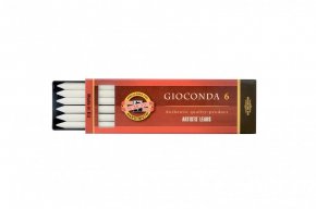 Krieda umelecká GIOCONDA biela / 6 ks (umelecké kriedy KOH-I-NOOR)