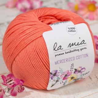 Mercerizovaná bavlna La Mia 50 g  | rôzne odtiene (vlna na pletenie)