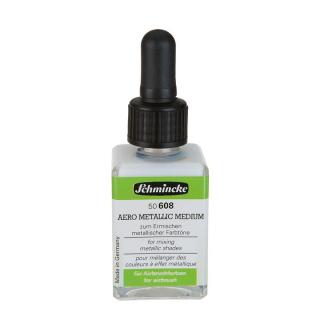 Metalické médium Schmincke pre airbrush farby 28 ml (metalické médium)