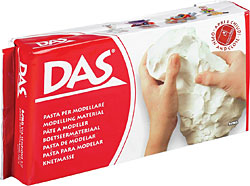 Modelovacia hmota DAS - BIELA - 1kg (na vzduchu tvrdnúca hmota)