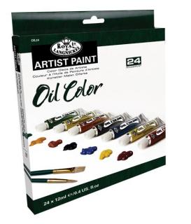 Olejové farby ARTIST Paint 24x12ml   (maliarska sada maliarský set Royal &amp; Langnickel)
