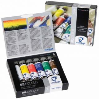 Olejové farby Van Gogh Start SET 6x20 ml (sada olejových farieb Royal Talens)
