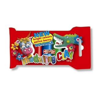 Plastelína 5far. 100g