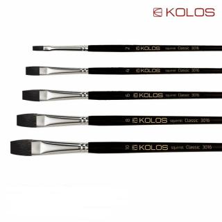 Plochý štetec z veveričky KOLOS Classic 3016 | Various Sizes