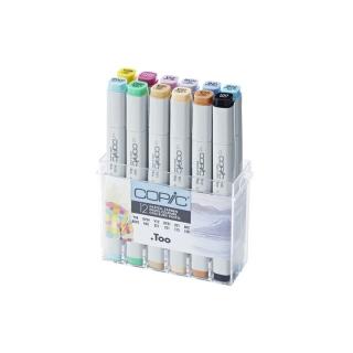 Popisovače COPIC Classic Pastel Colours | sada 12 ks