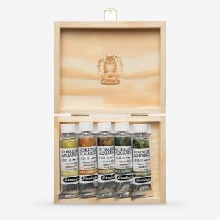 Sada akvarelových farieb v tubách Schmincke Super Granulation 5x15ml  | Set desert (profesionálne akvarelové farby)