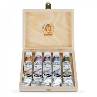 Sada akvarelových farieb v tubách Schmincke Super Granulation 5x15ml  | Set tundra (profesionálne akvarelové farby)