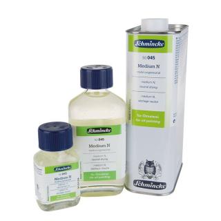Schmincke medium N pre olejové farby | rôzne objemy (náterové a riediace medium pre olejovky)