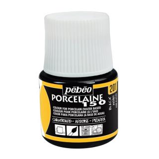 Tabuľová farba na porcelán Pebeo Porcelain 150 45 ml - čierna