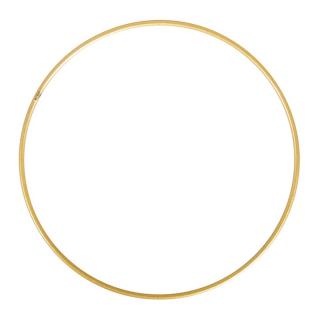 Zlatý kovový kruh na dotvorenie 1 ks / rôzne veľkosti (Kovová obruč na dotvorenie)