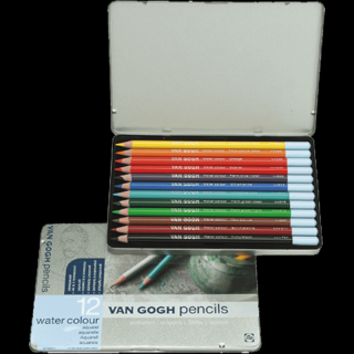 Akvarelové ceruzky Van Gogh - sada 12 ks